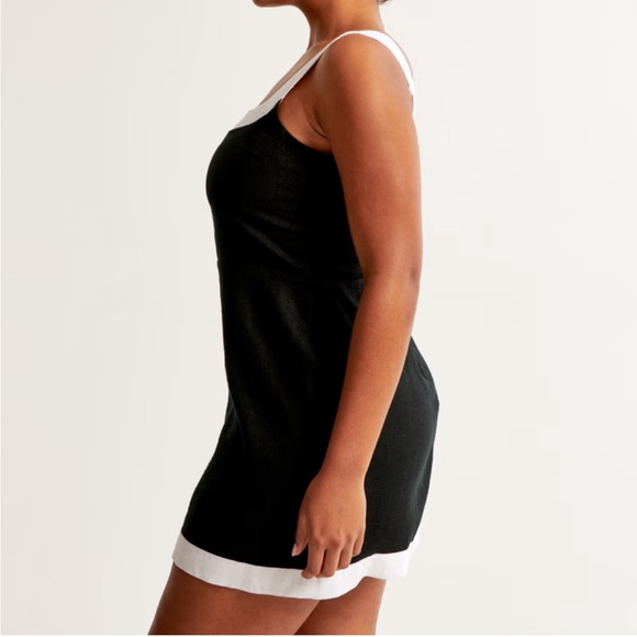 Abercrombie Linen Black and White Dress - Picture 7 of 8